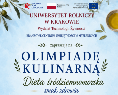 OLIMPIADA KULINARNA: „Dieta śródziemnomorska- smak zdrowia”